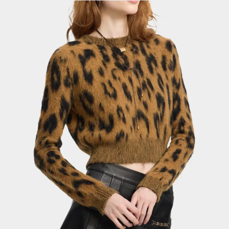 Bebe FW24 Sweater Women's Coffee-1