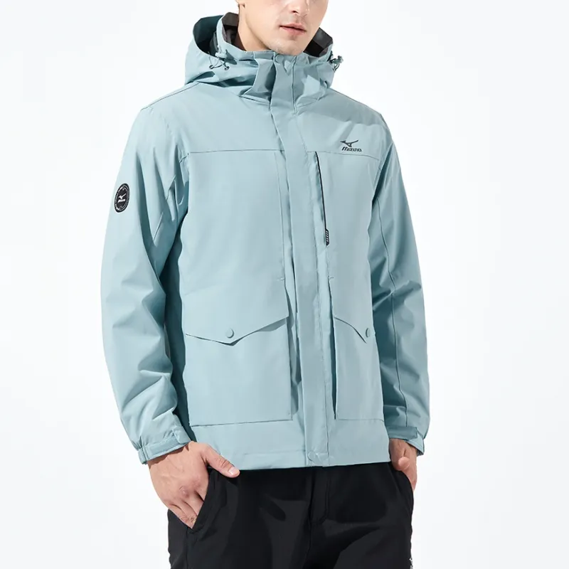Mizuno Waterproof, Windproof, Breathable, Thermal, Water Repellent, Cold Resistant, Rainproof Windbreaker Jacket Men's-9