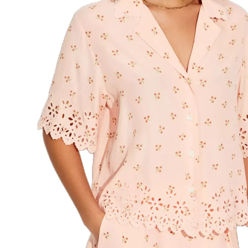 COACH SS22 Shirt Women's Light Pink-3