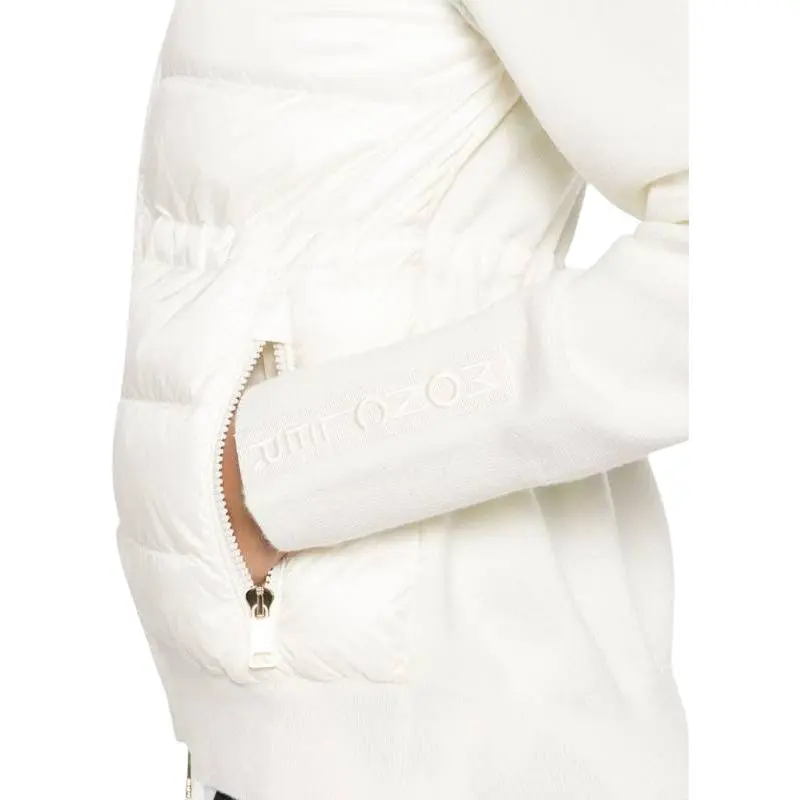 Moncler Tricot Zip Up Padded Jacket-4