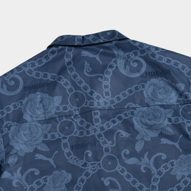 PUMA X Phantaci Co branded Series Shirt Unisex Tweed Blue-3