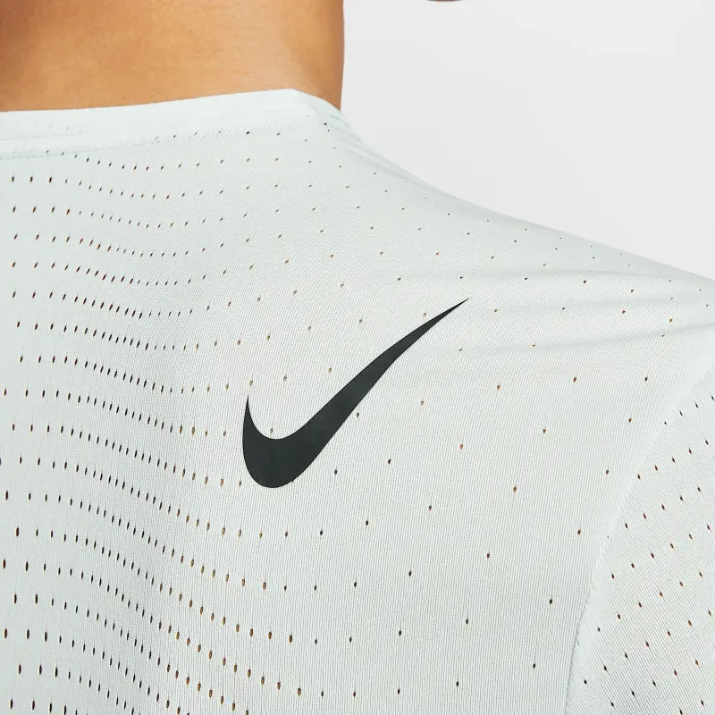 Nike AEROSWIFTDri FIT ADV T Shirt Men's Mountain Peak White-3