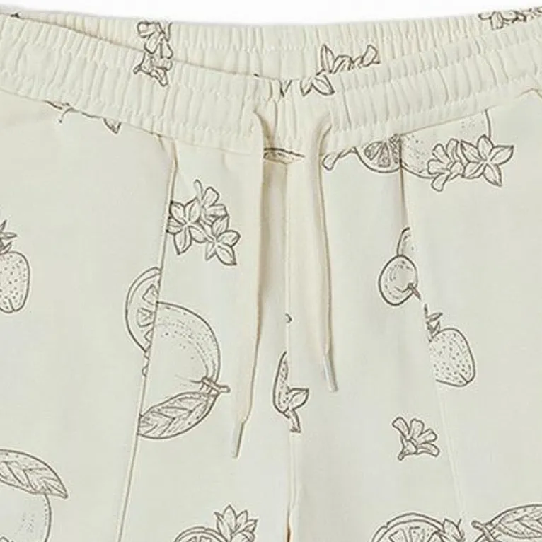 Vans Casual Shorts Women's Vintage White Patterned Print-3