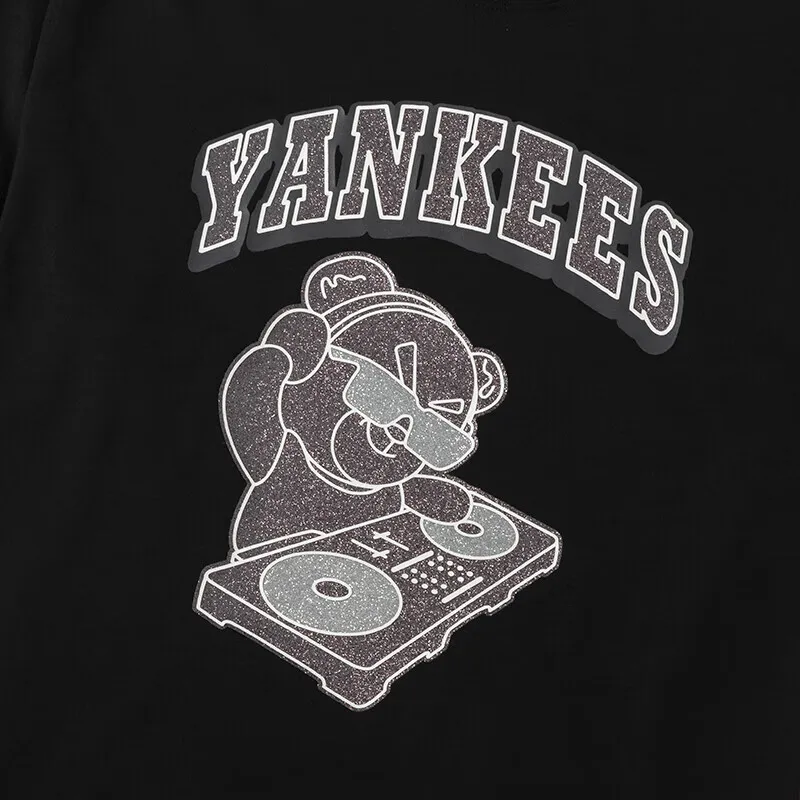 MLB T Shirts Unisex Black-3
