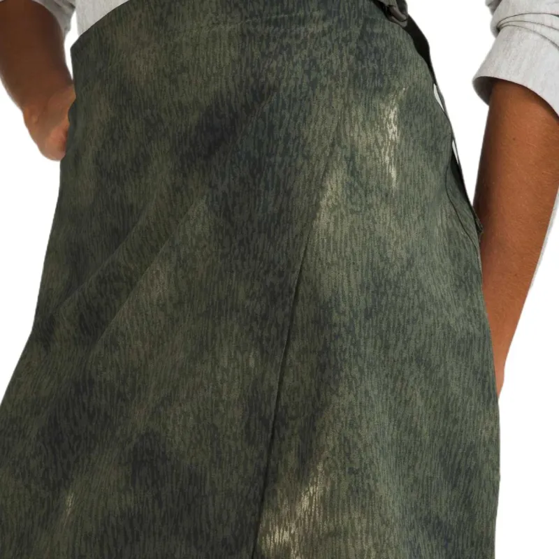 Lululemon LAB Collection Casual Short Skirts Women's Drift Gray Green Mixed Color-3