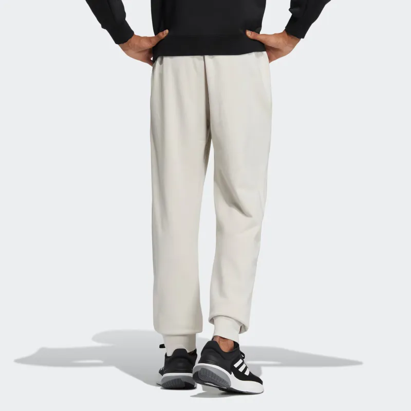 Adidas Knitted Sports Pants Men's White-3