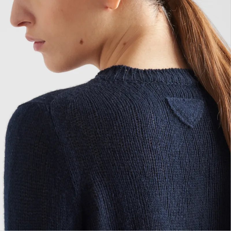 PRADA Crewneck Knitted Jumper-6
