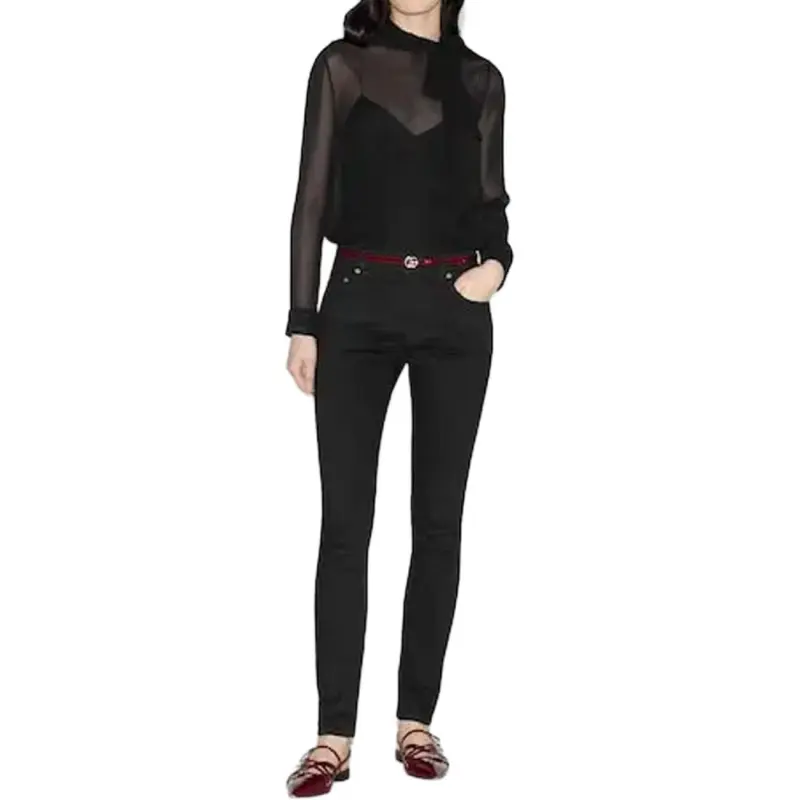 GUCCI Logo-patch Jeans-1