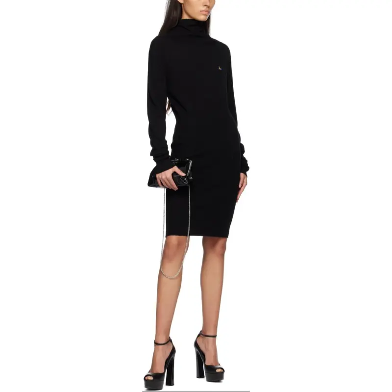 Vivienne Westwood Long Sleeved Dresses Women's Black-5