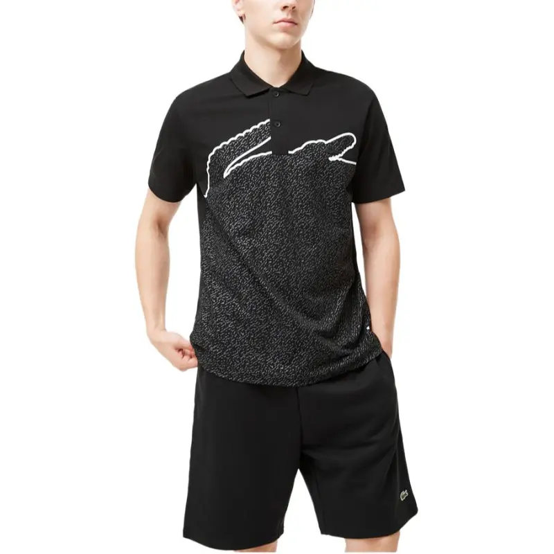 LACOSTE Polo Shirts Men Black-5