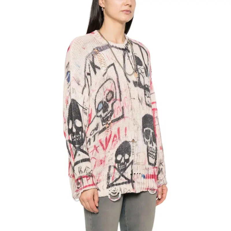 R13 Printed Sweater-3