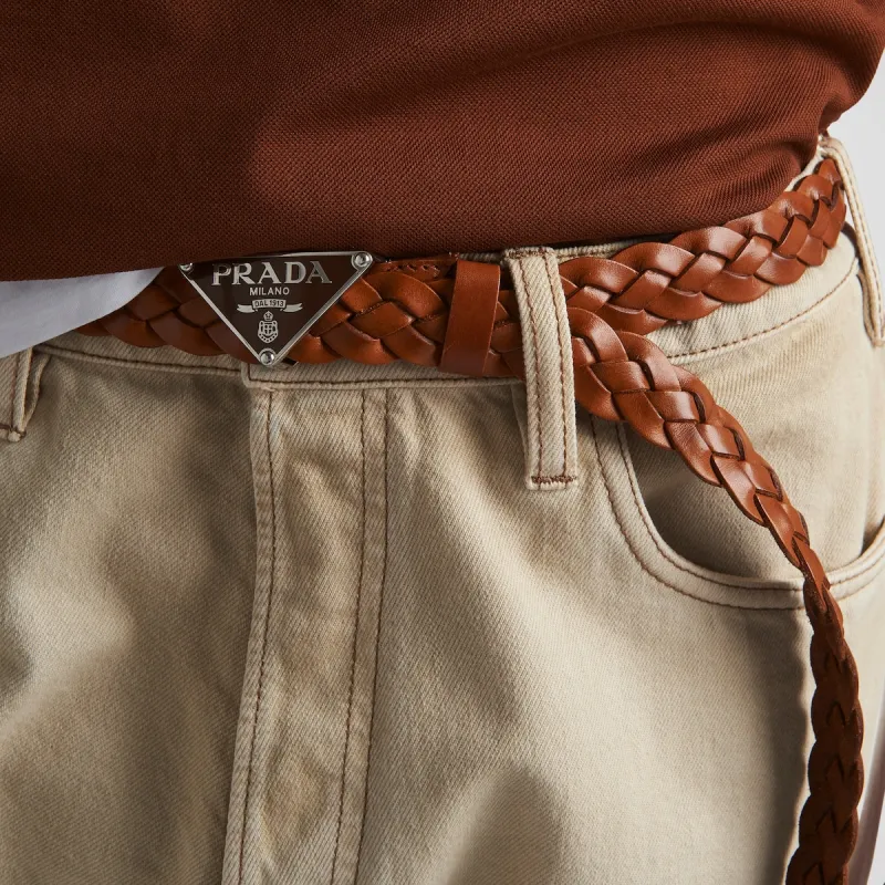 PRADA Old look Bull Denim Jeans Casual Pants Men's Beige-1