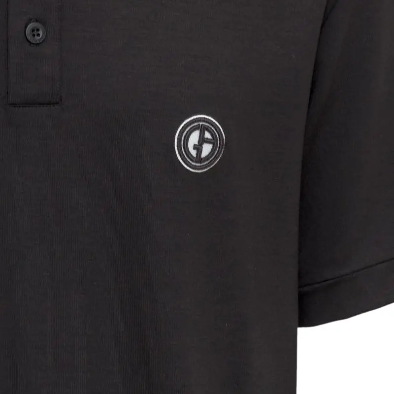 GIORGIO ARMANI Polo Shirts Men Black-2