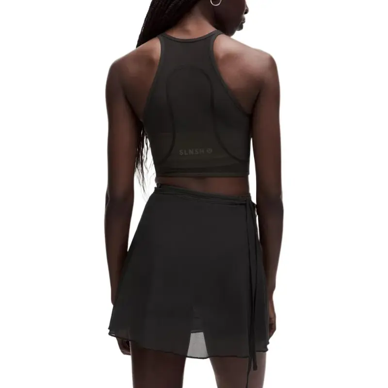 Lululemon Sleeveless Sports Shirts Women's Black-1