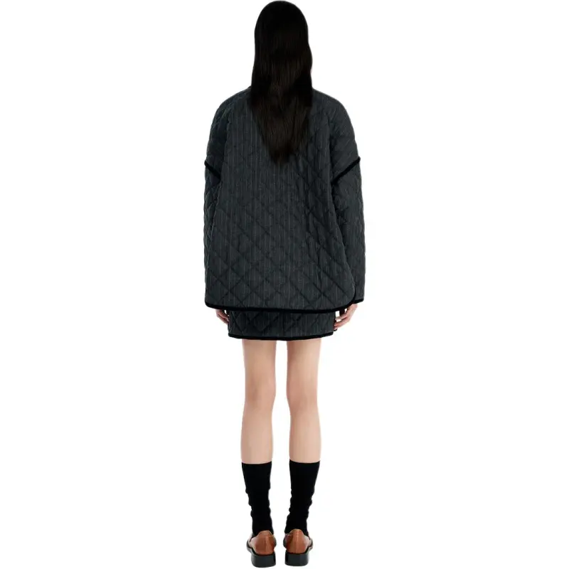III VIVINIKO Puffer Jacket Women's Dark Gray-2