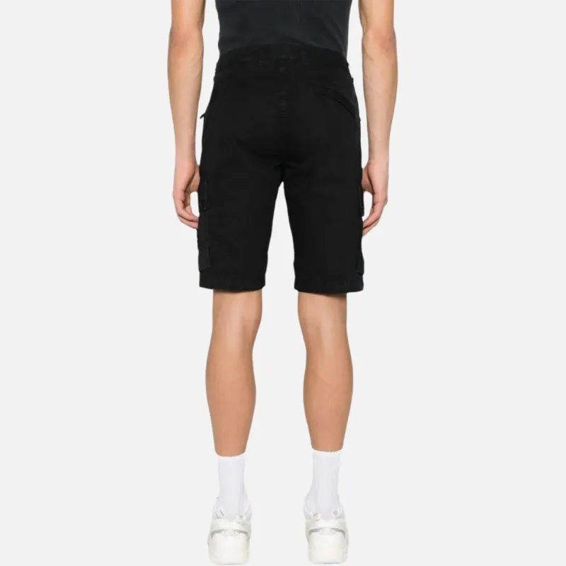 STONE ISLAND Compass Cotton Cargo Shorts-1