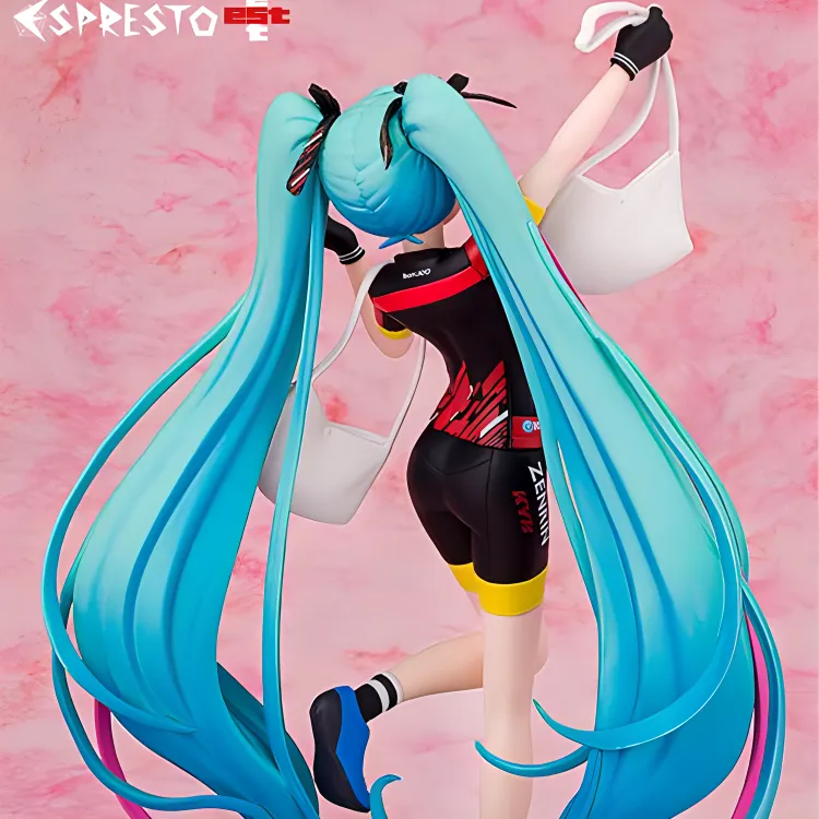 BANPRESTO Hatsune Miku Racing Version Espresto Est Print And Hair Racing Miku 2019 Teamukyo Figure Blue-4