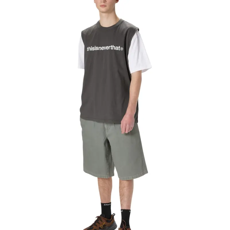 Thisisneverthat Tank Top Unisex Charcoal Gray-2