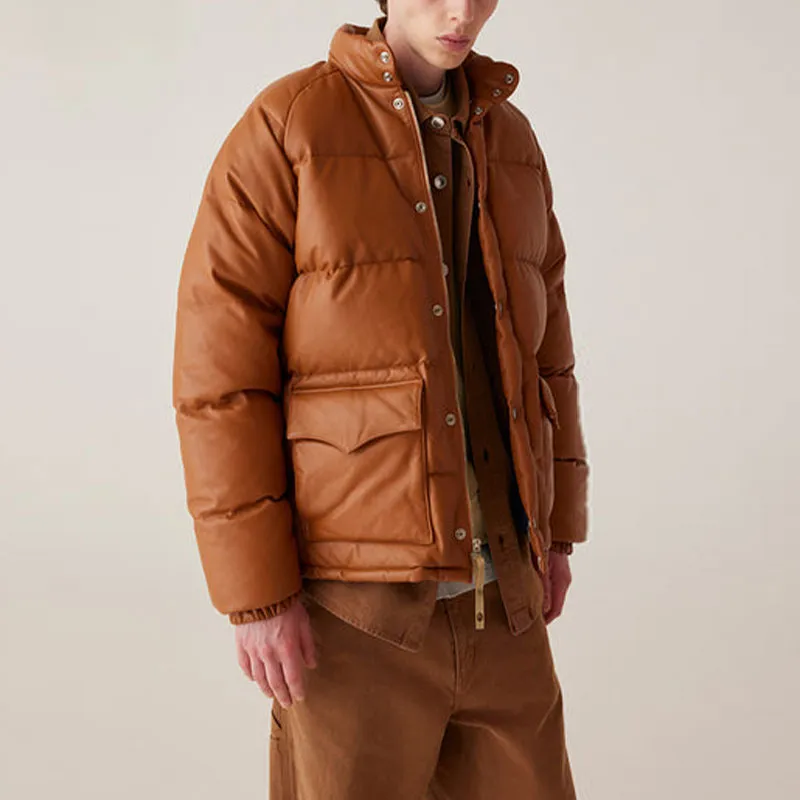 Bape Leather Classic Down Jacket Jacket-6