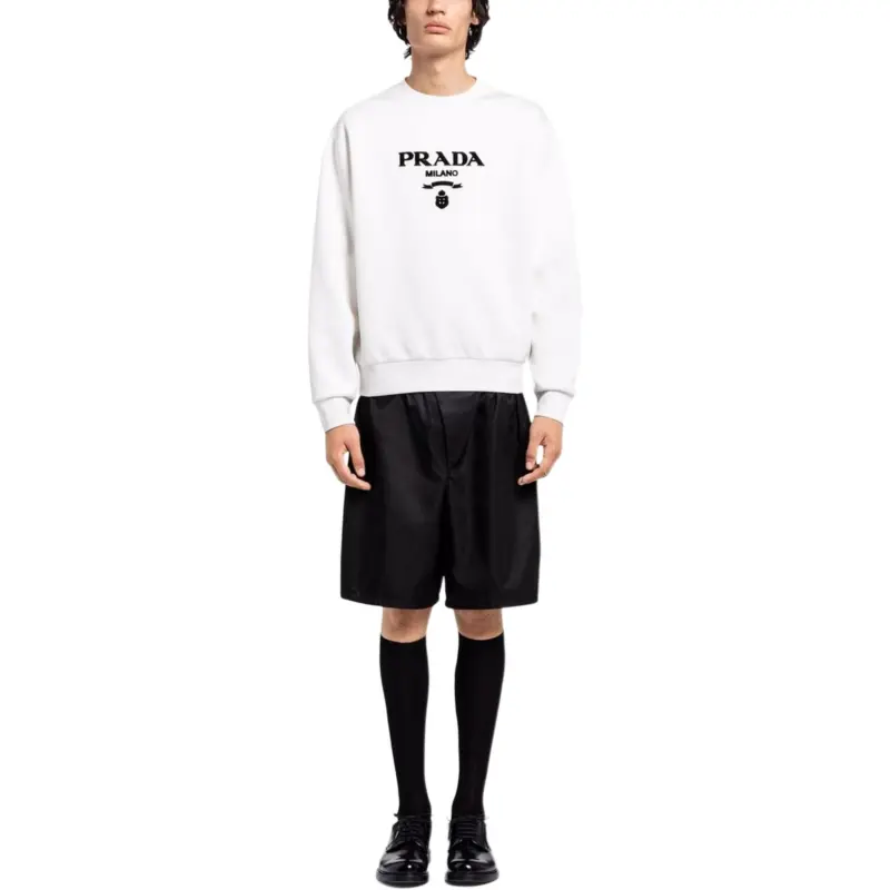 PRADA Sweatshirts Men White-2