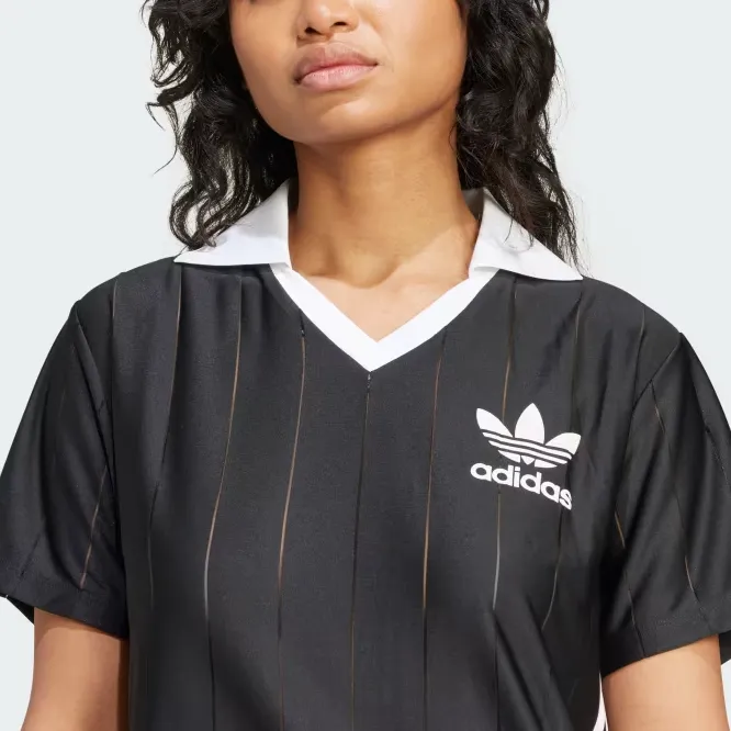 Adidas Originals Adicolor 3 Stripes Pinstripe Dress-4
