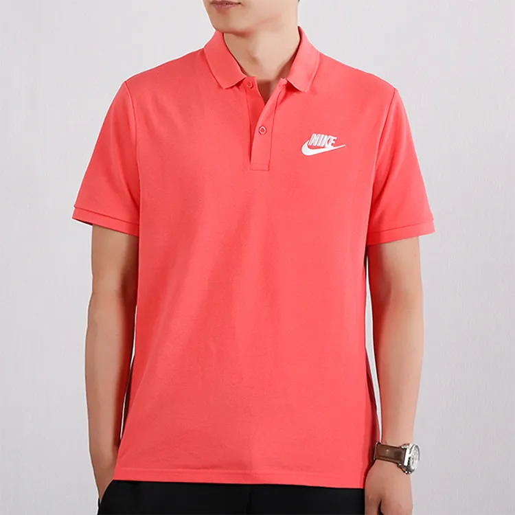 Nike Polo Shirts Men Red-1