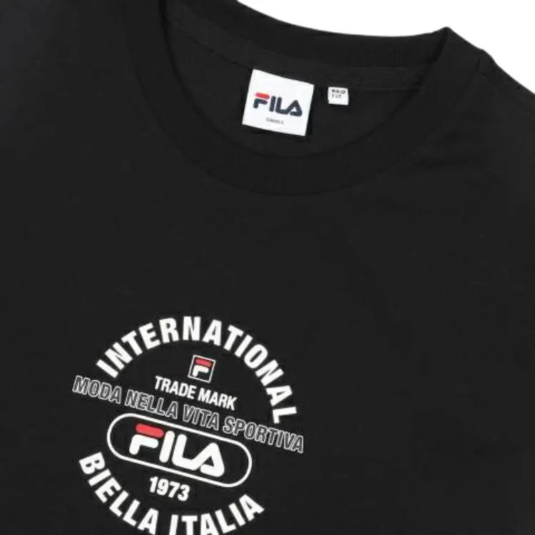 FILA Crop Tops Women's Black-3