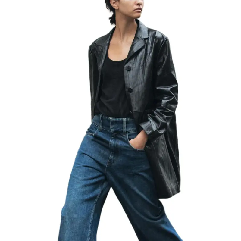ZARA ZW Series Coat Women's Black-2
