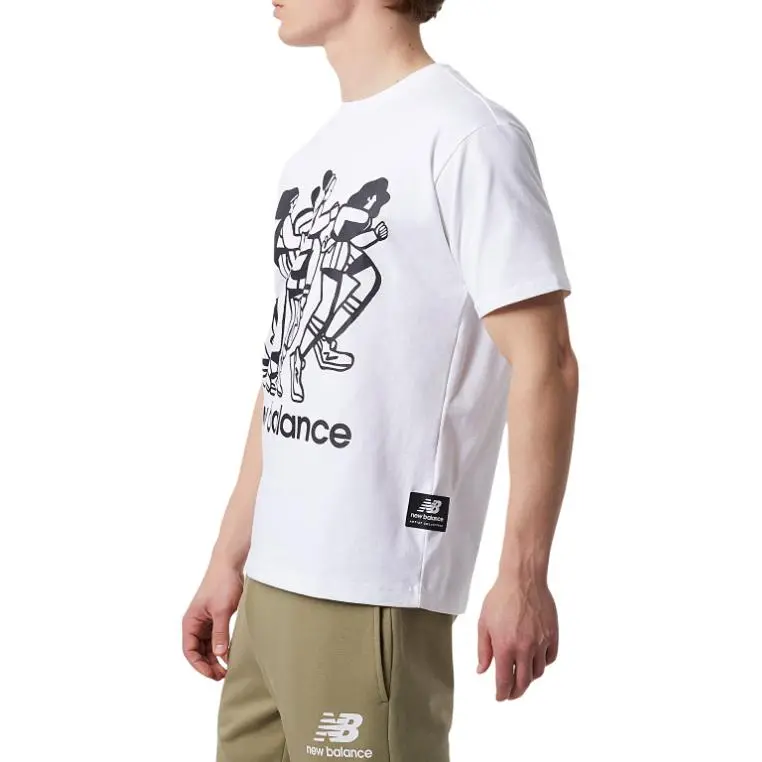 New Balance T Shirt Men's White-2