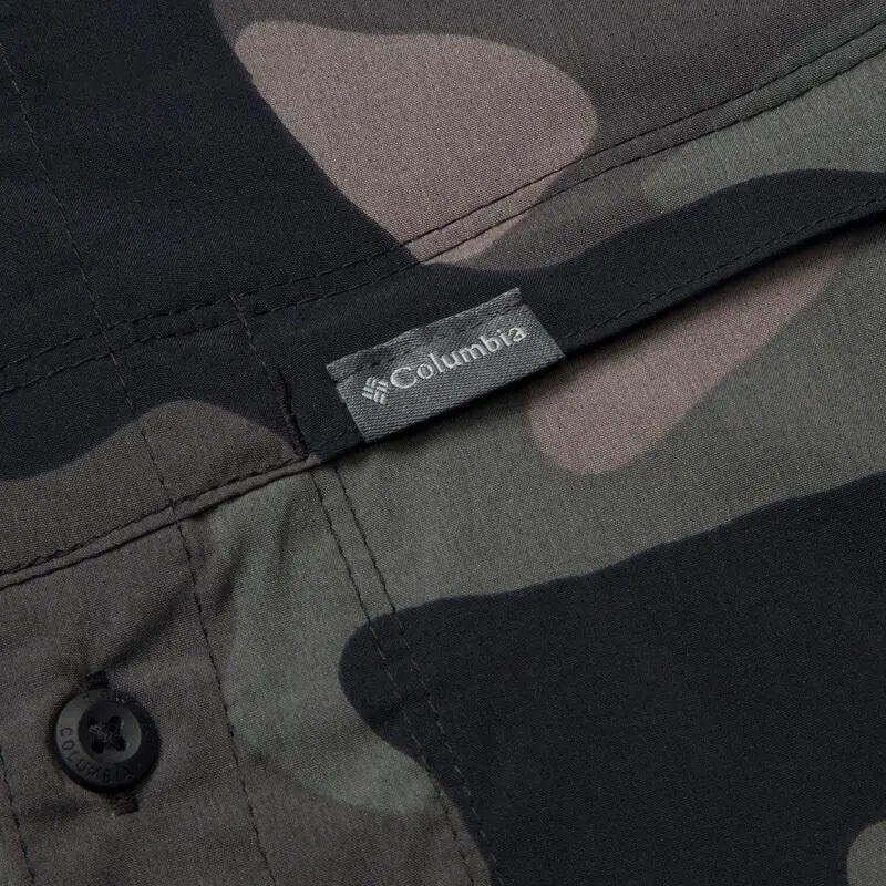 Columbia Shirt Men's Black Camouflage-3