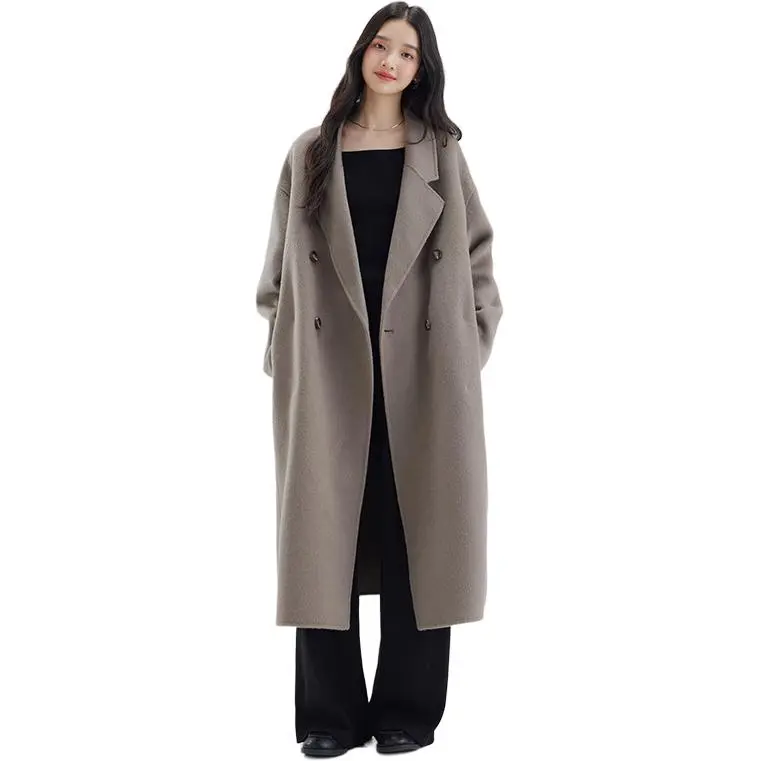 DEAR DEER PUFF Coats Women's Morandi Gray-2