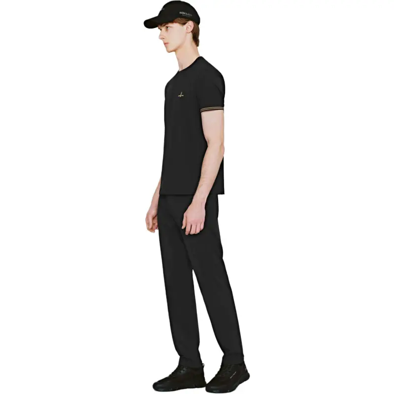 Biyin Leufen Casual Pants Men's 07 Black-4
