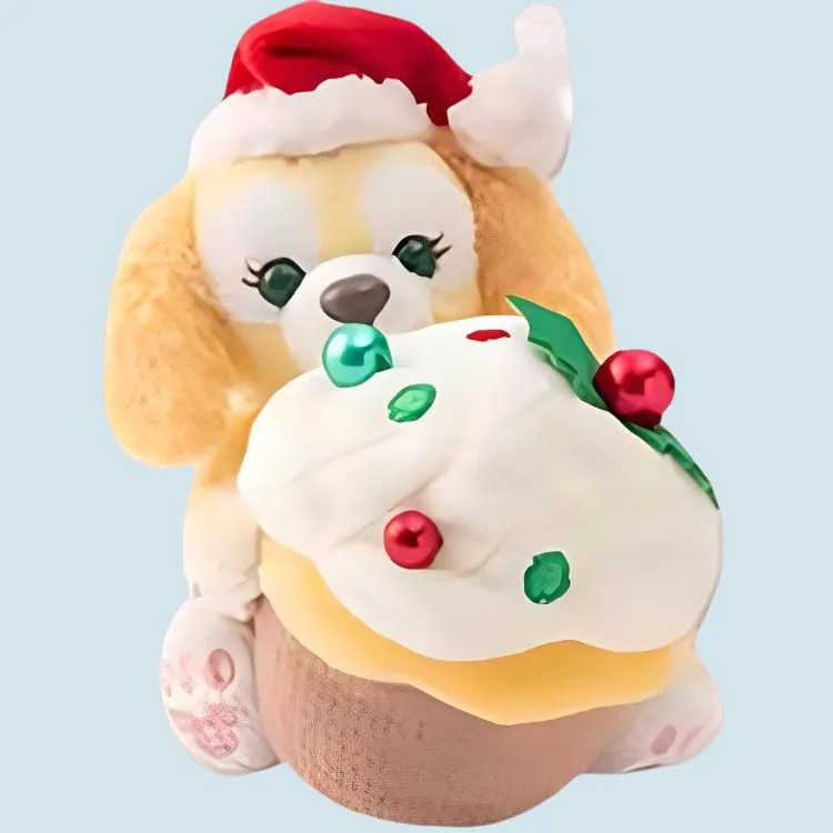 Disney Winter Day Yellow Dolls Plush Pendant Small Size Tall-2