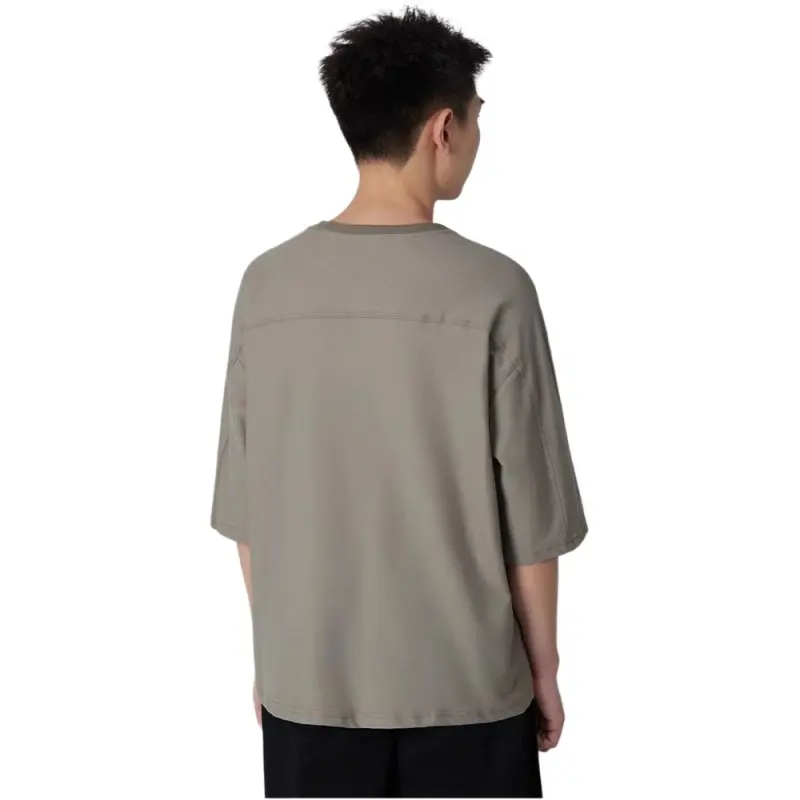 Hacikis T Shirt Men's Green Gray-2