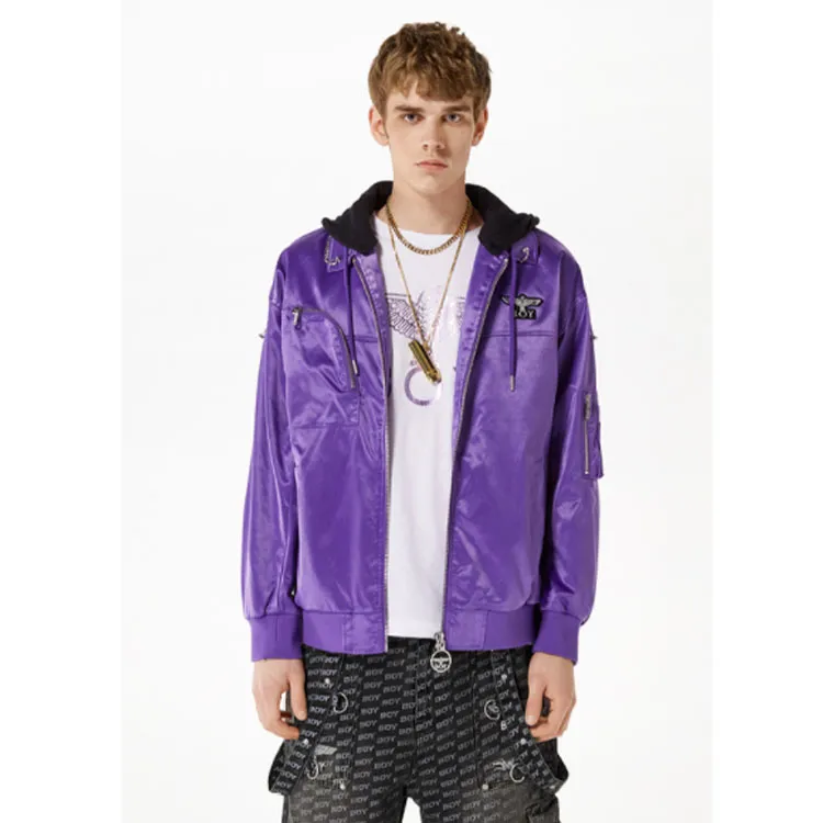 Boy London Jacket Unisex Purple-2