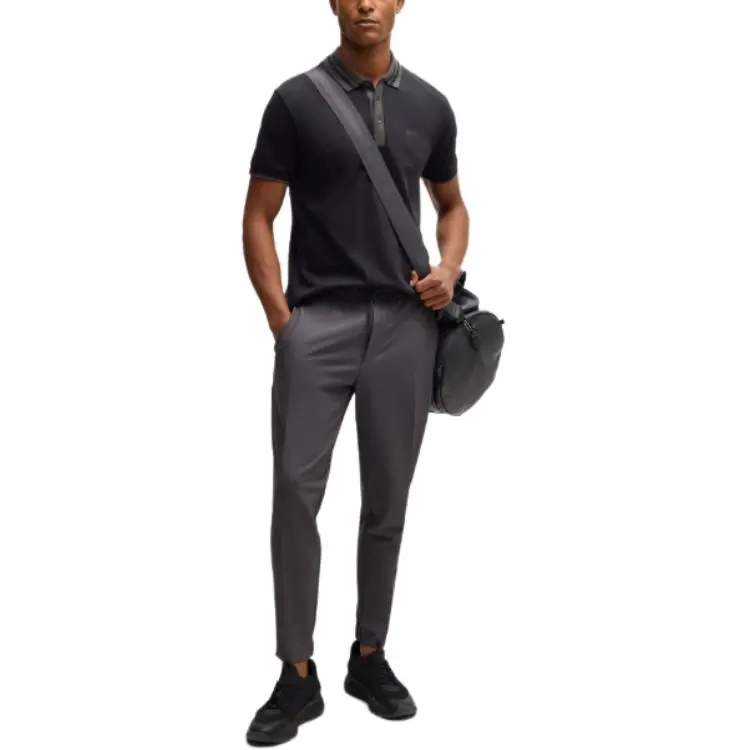 HUGO BOSS Polo Shirt Men's Black-1