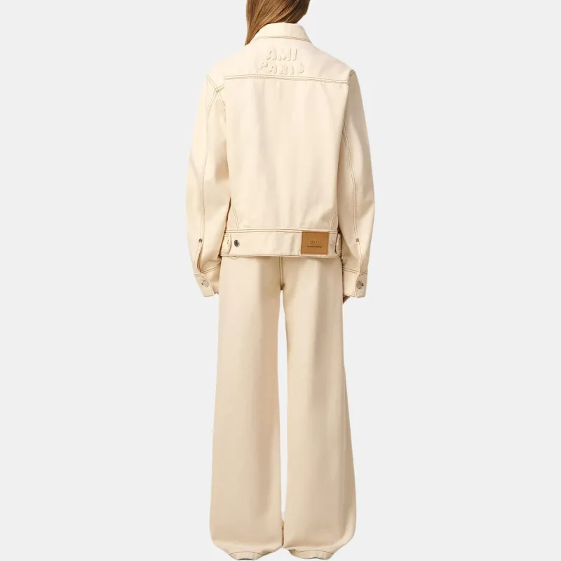 AMIPARIS Cotton Trucker Jacket-2
