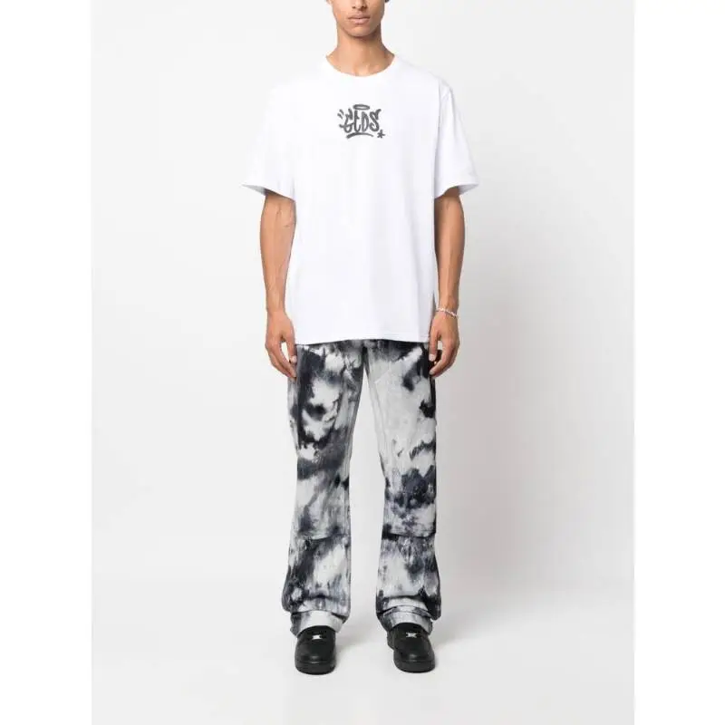 GCDS Graffiti print Cotton T shirt-3