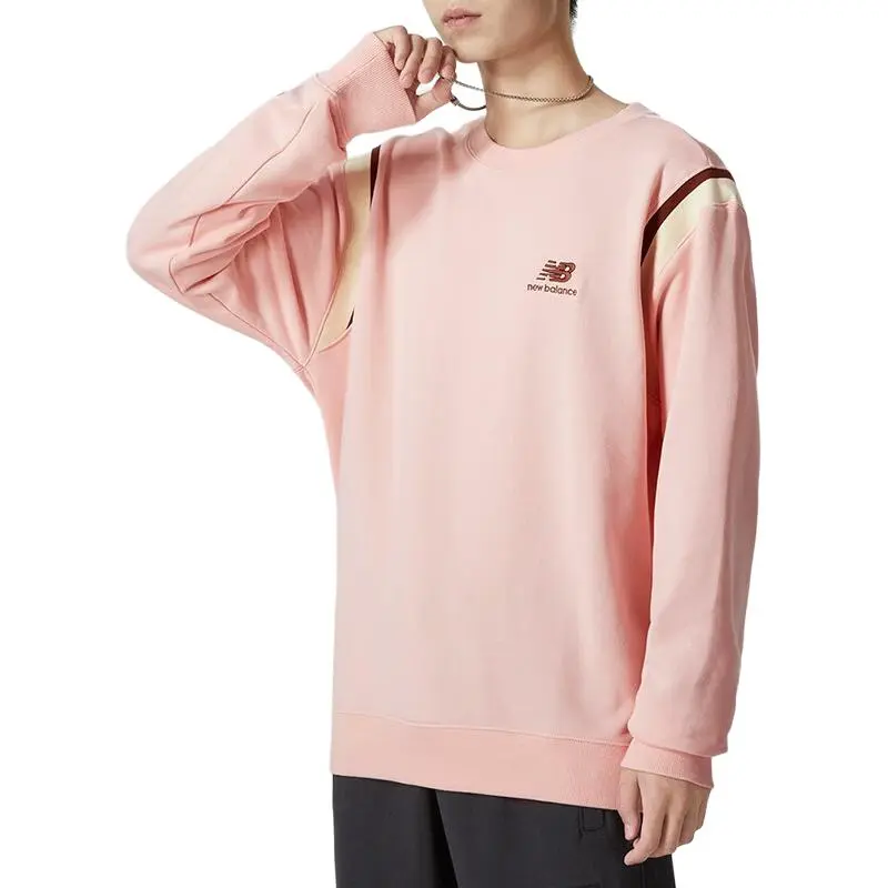 New Balance Sweatshirts Men Pink-2