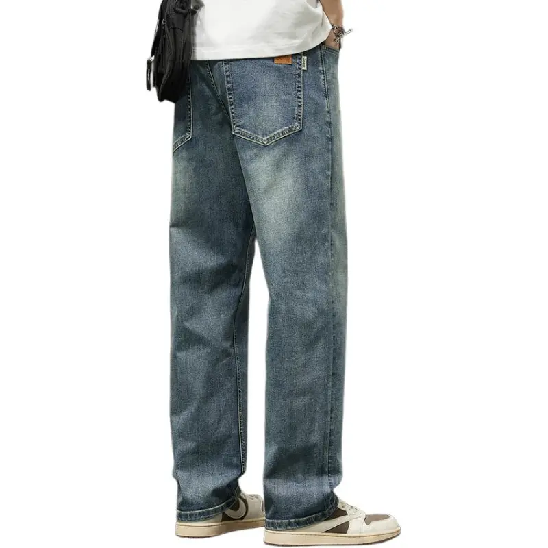 Jeep Fashion Sports Collection Jeans Men's Denim Blue-3