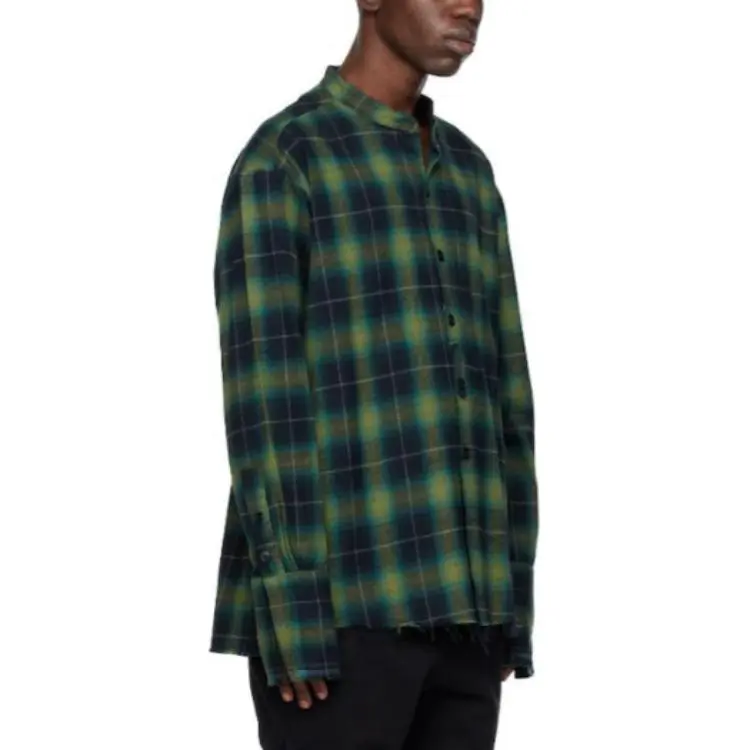 GREG LAUREN Shirts Men Green-2