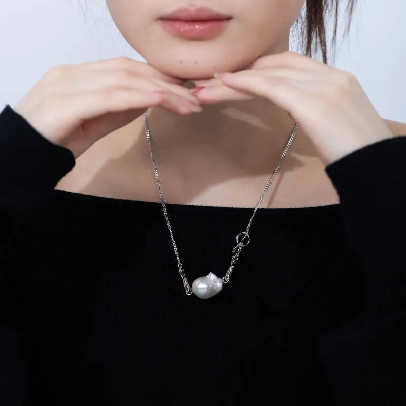 ANGEPERLE Pearl Pendants Women's-1