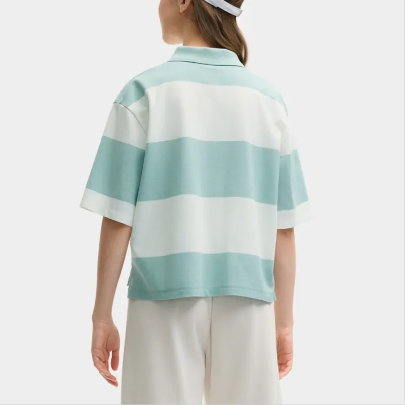 FILA x MAISON KITSUNE ORIGINALE Polo Shirt Women's Fruit Gray Green GN-5