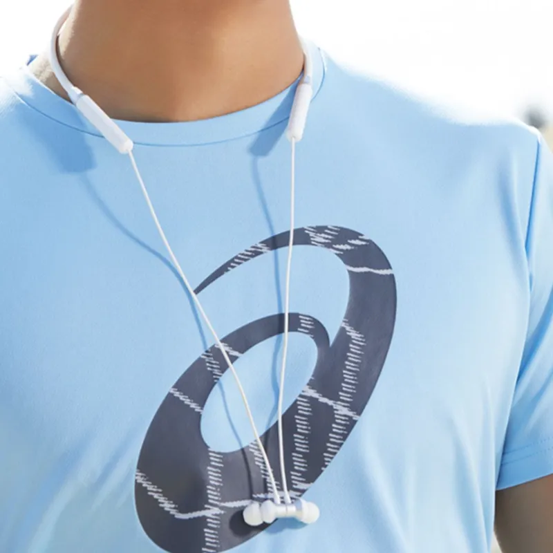 Asics T Shirts Men Blue-3