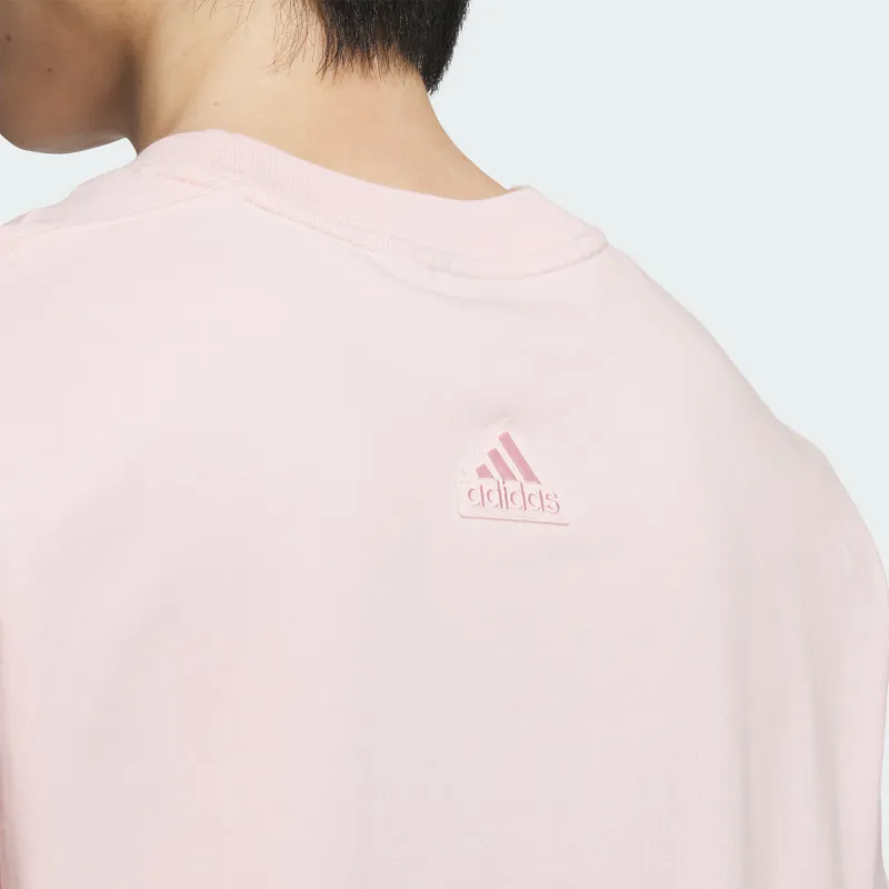 Adidas T Shirt Men's Sand Brown Pink-4