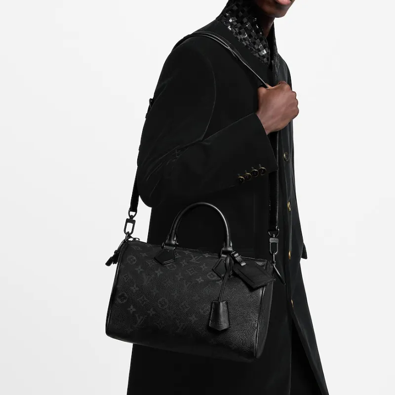 LOUIS VUITTON Speedy P9 Bandouliere 30 Ultra Black-7