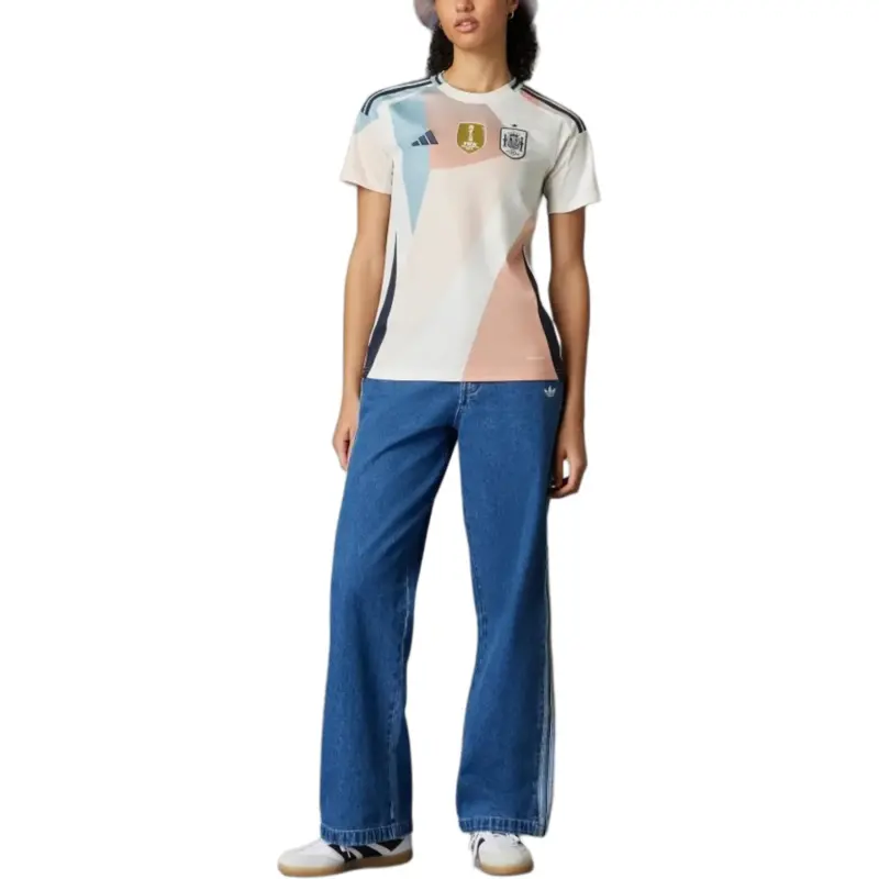 Adidas Free Shipping With AdiClub Spain 25 Women's Team Away Jersey-4
