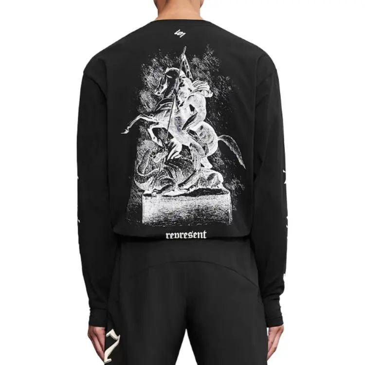 REPRESENT T Shirts Men Black-4