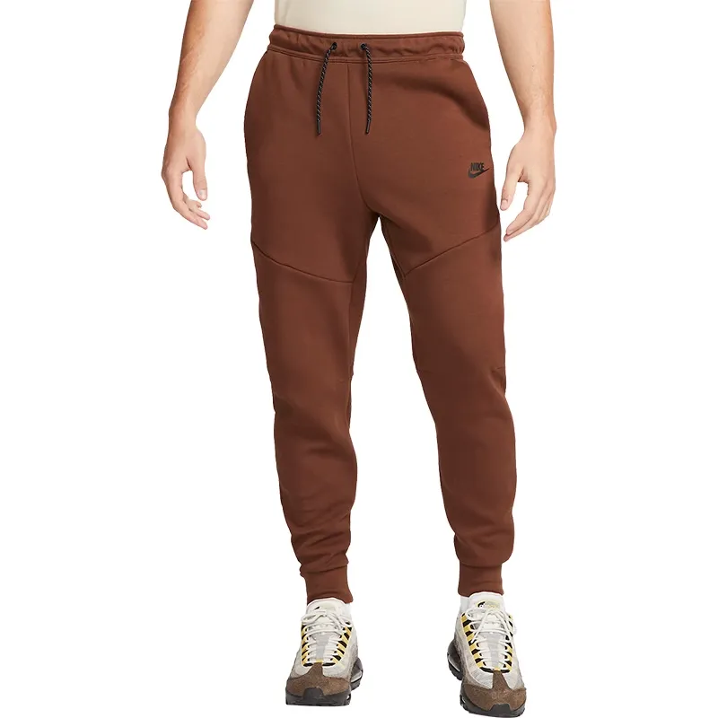 Nike Knitted Sweatpants Men Brown-2
