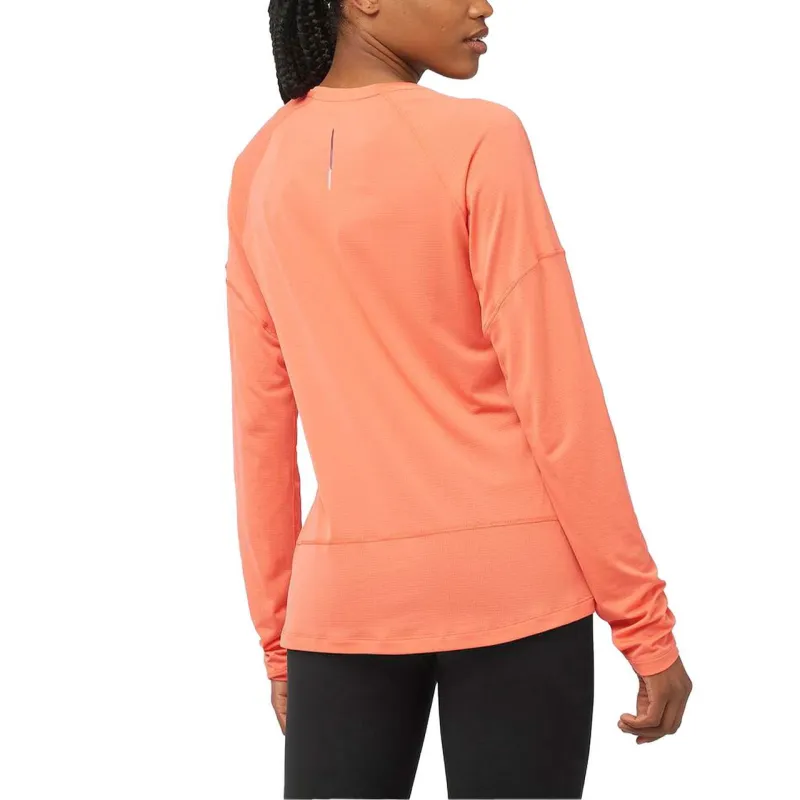 SALOMON T Shirts Women's Coral-3